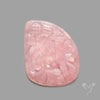 Rose Quartz Mughal Carving