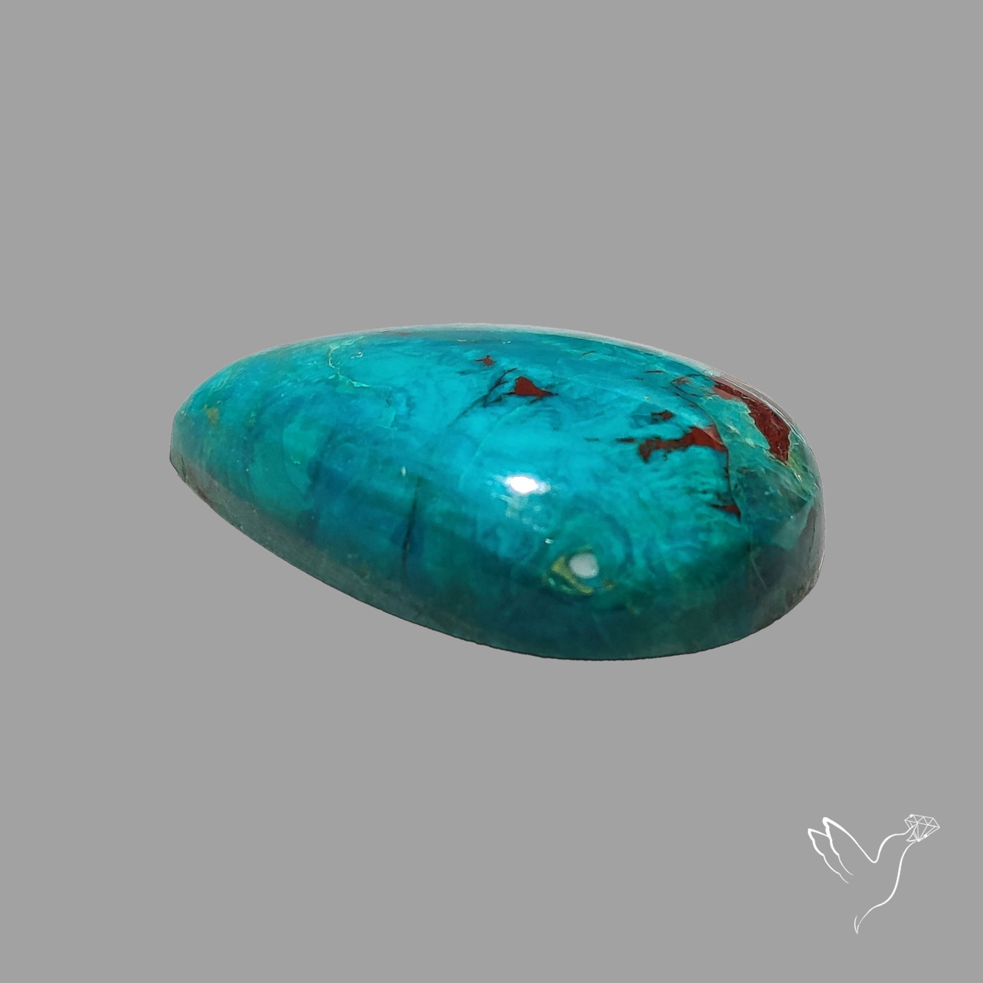 High Dome Chrysocolla Cabochon