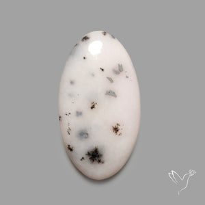 Pink Dendritic Opal Cabochon