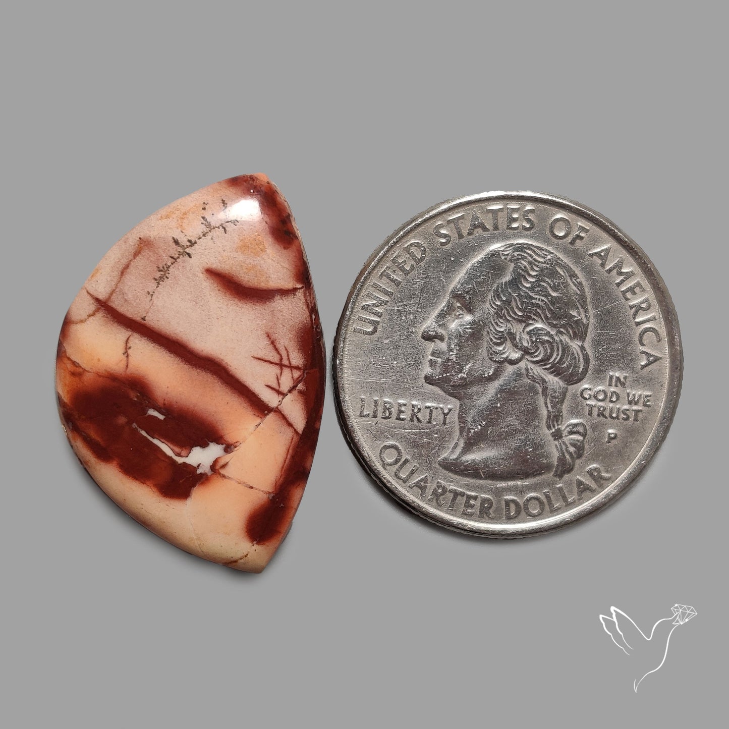 Indian Paint Stone Cabochon