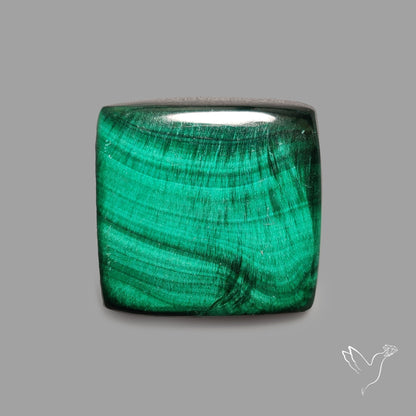 Congo Malachite wiht Chattoyancy Cabochon