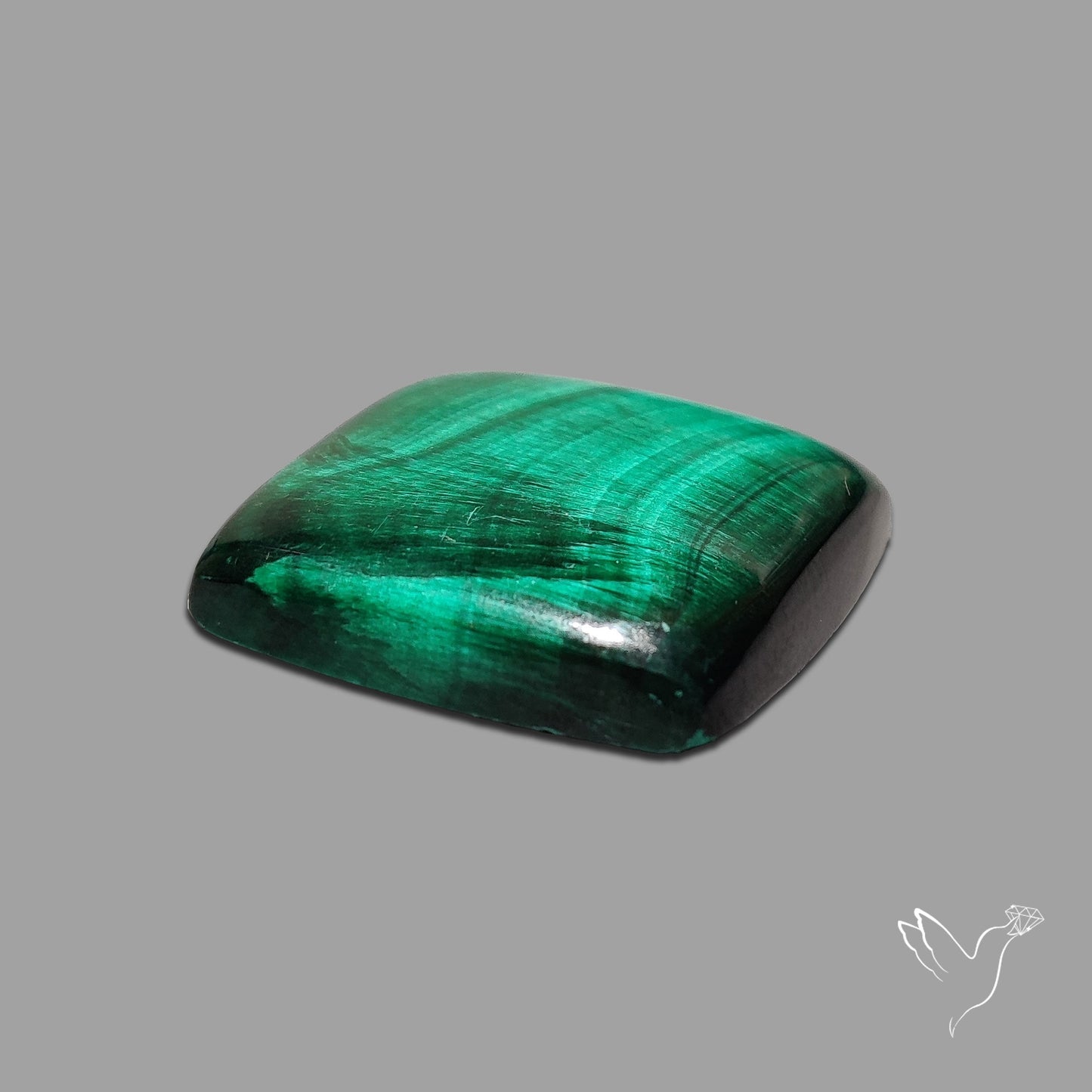 Congo Malachite wiht Chattoyancy Cabochon