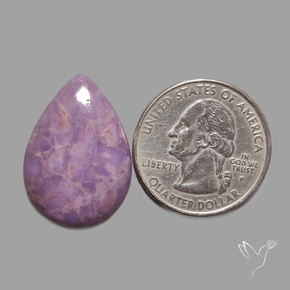 Lavender Purple Jade Cabochon