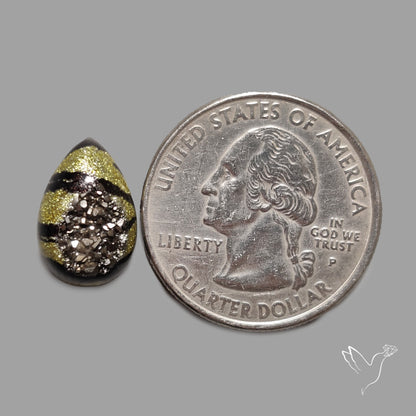 Leopard Coated Chalcedony Druzy