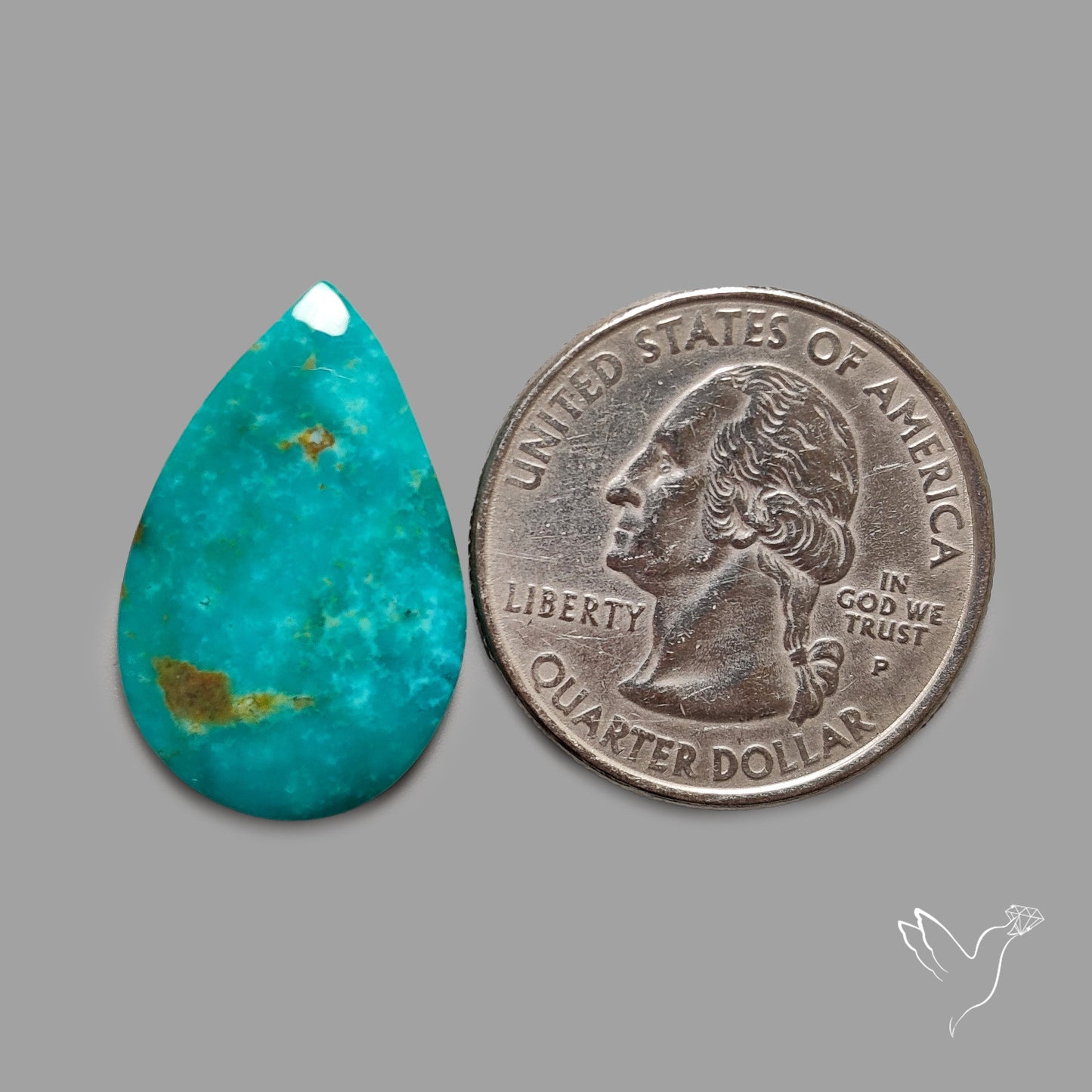 Rare Arizona Patogonia Turquoise Cabochon