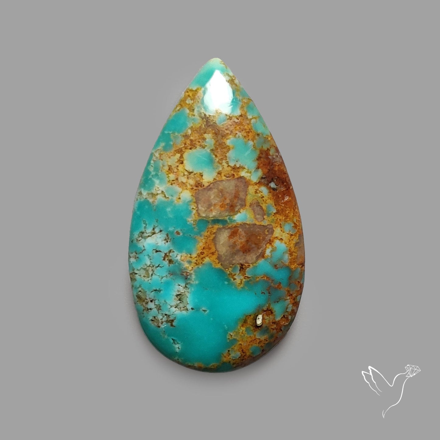 Rare Arizona Patogonia Turquoise Cabochon