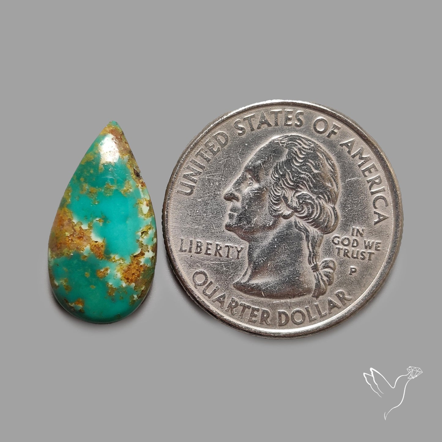 Rare Arizona Patogonia Turquoise Cabochon