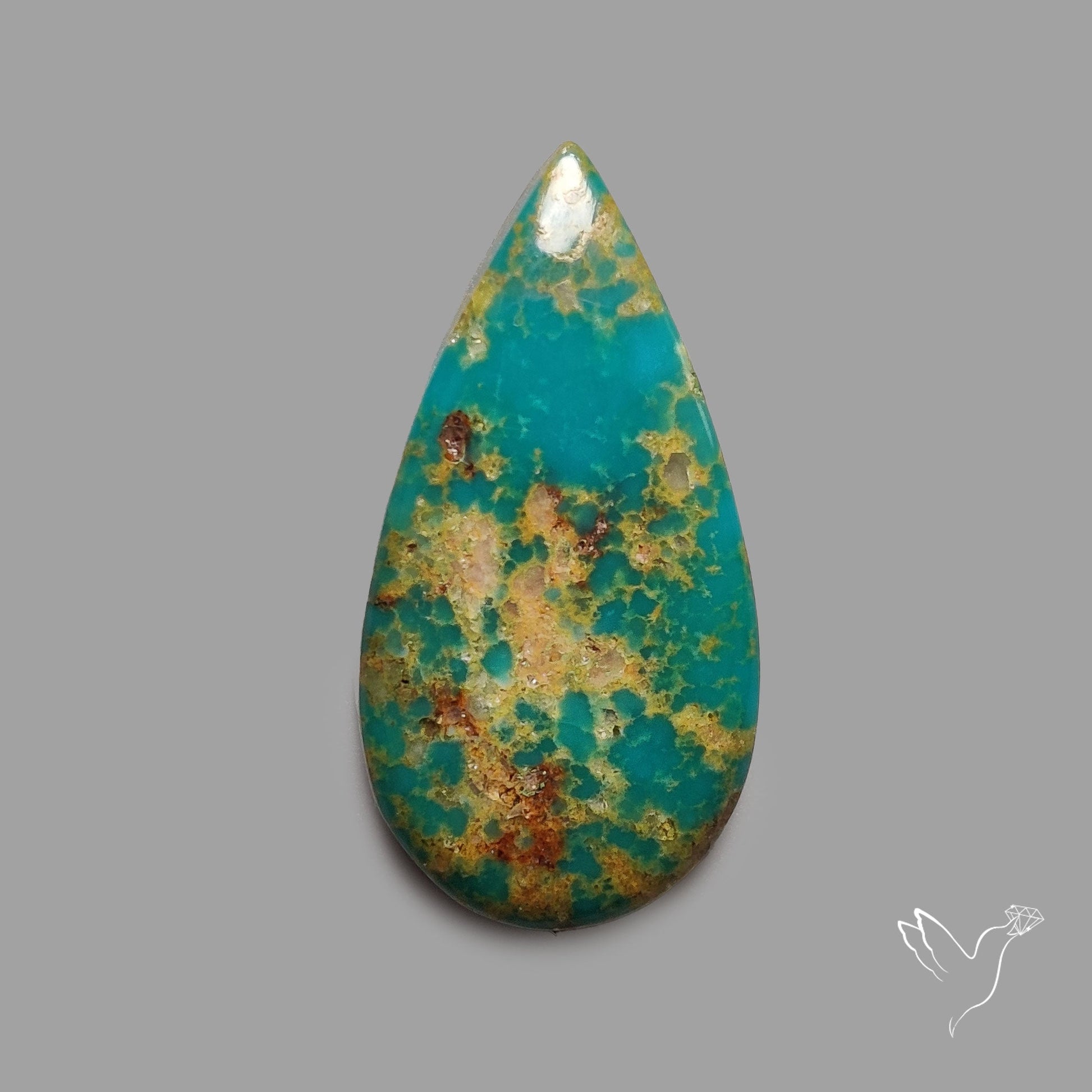 Rare Arizona Patogonia Turquoise Cabochon