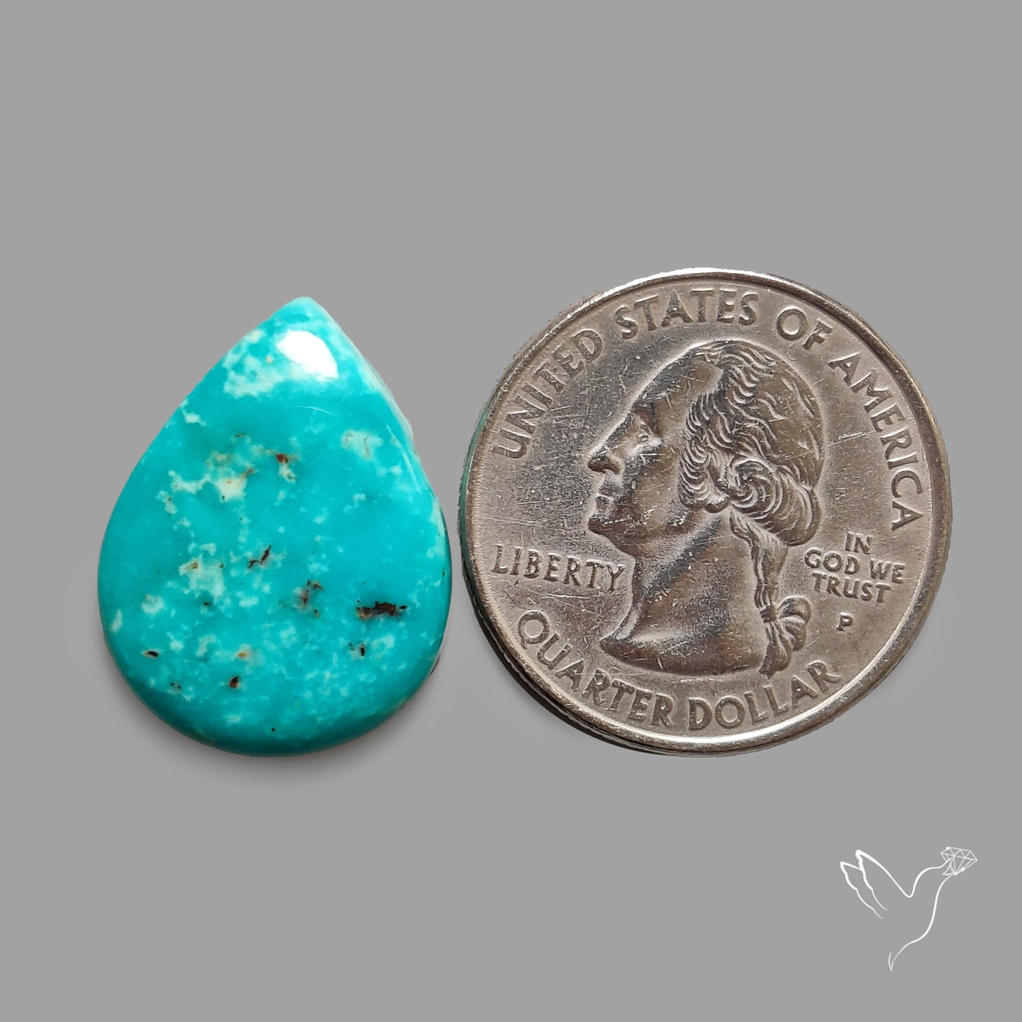 Rare Arizona Patogonia Turquoise Cabochon
