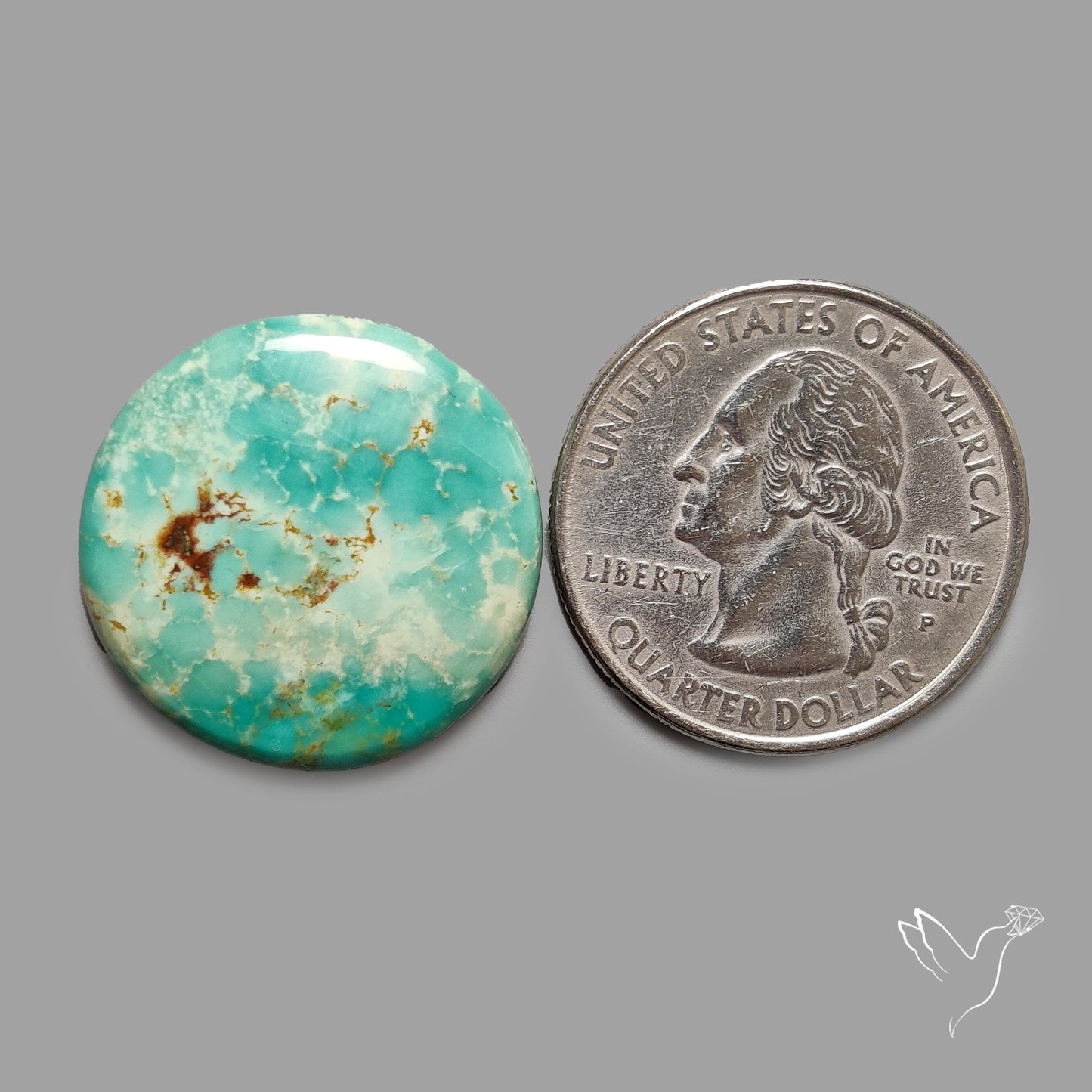 Rare Arizona Patogonia Turquoise Cabochon