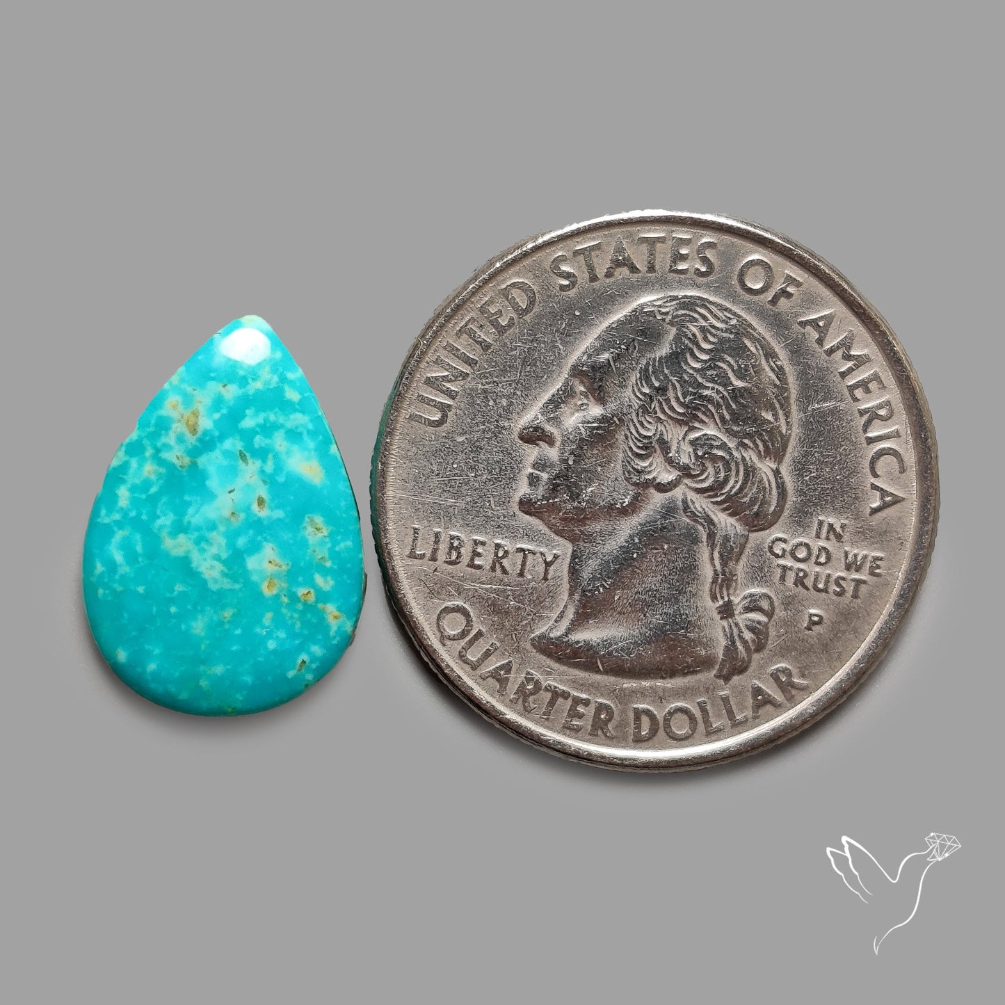 Rare Arizona Patogonia Turquoise Cabochon