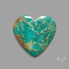 Rare Arizona Patogonia Turquoise Heart Cabochon Carving