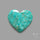 Rare Arizona Patogonia Turquoise Heart Cabochon Carving