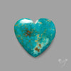 Rare Arizona Patogonia Turquoise Heart Cabochon Carving