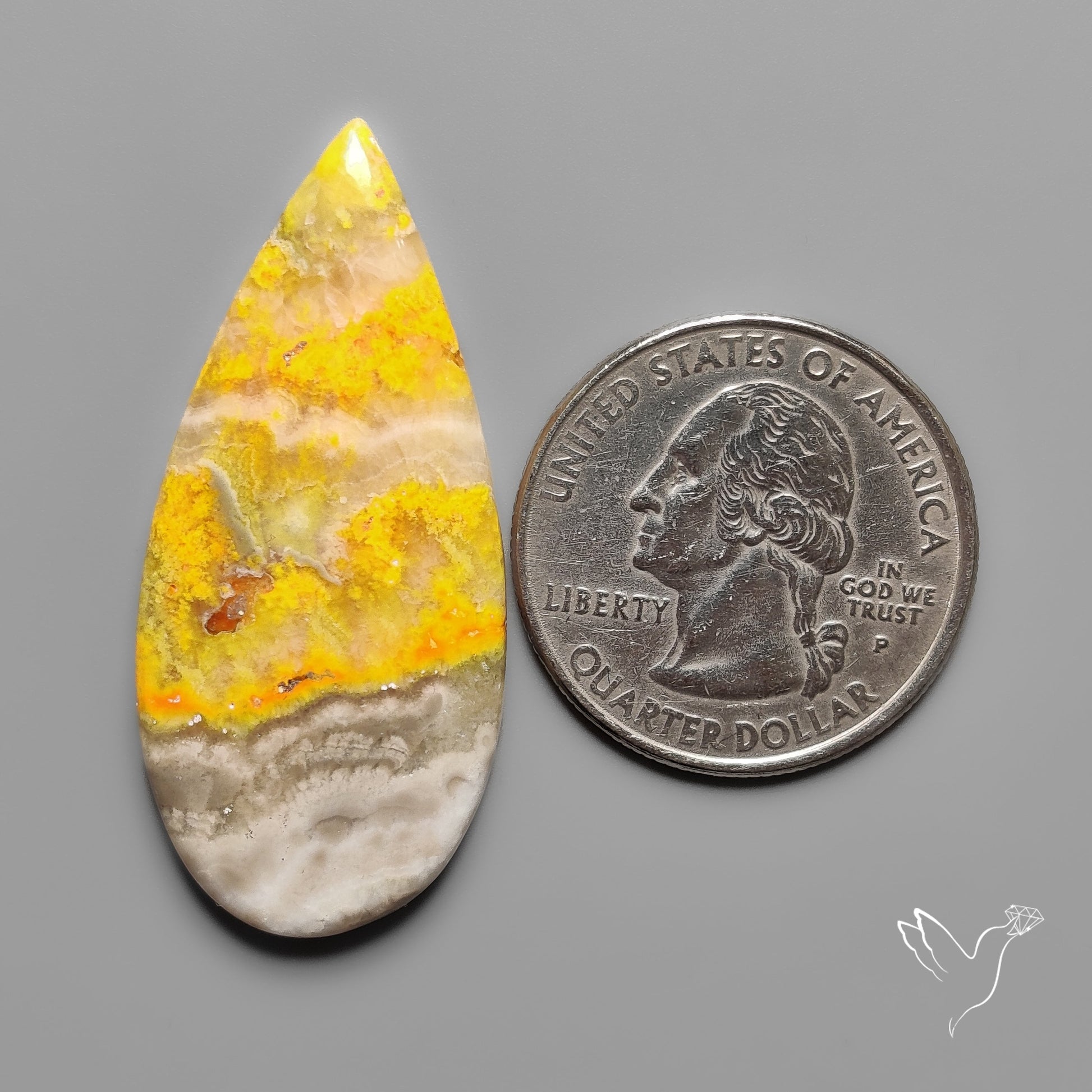 Bumble Bee Jasper Cabochon