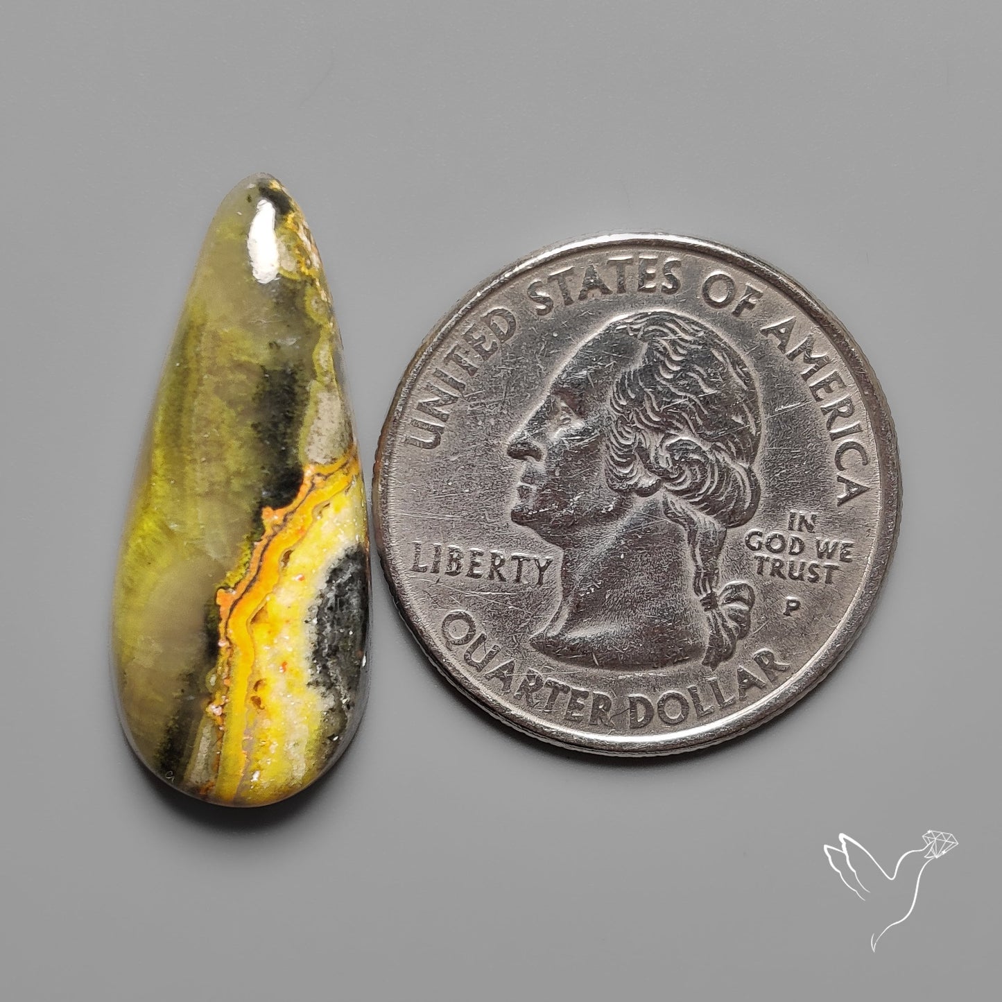 Bumble Bee Jasper Cabochon