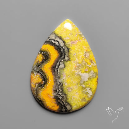 Bumble Bee Jasper Cabochon