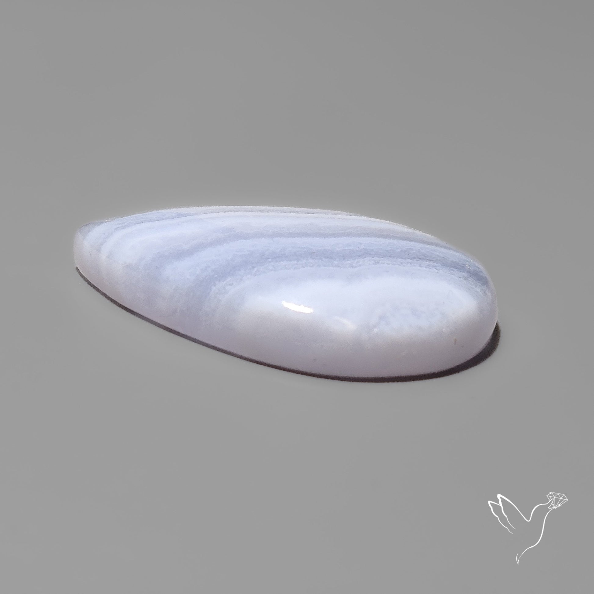 Blue Lace Agate Cabochon