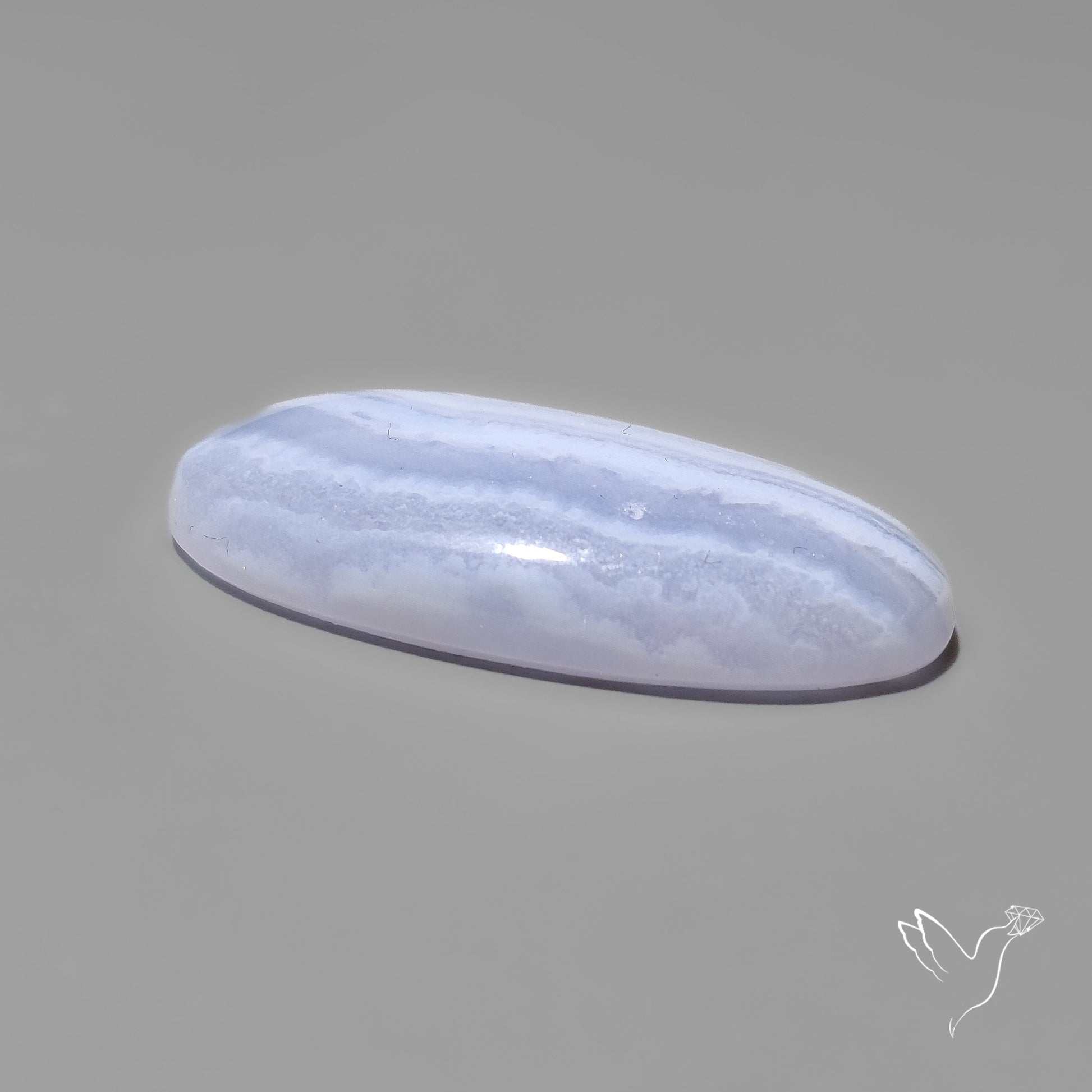 Blue Lace Agate Cabochon