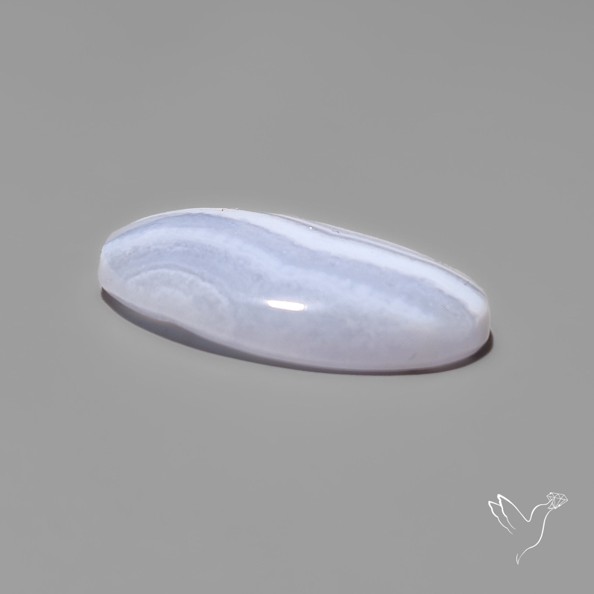 Blue Lace Agate Cabochon