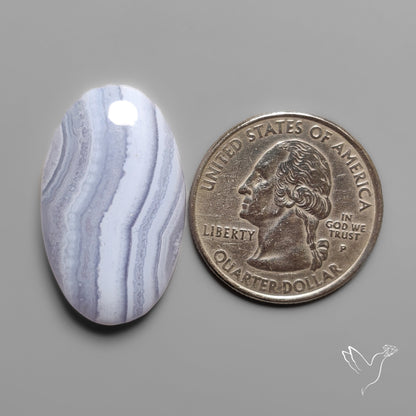 Blue Lace Agate Cabochon