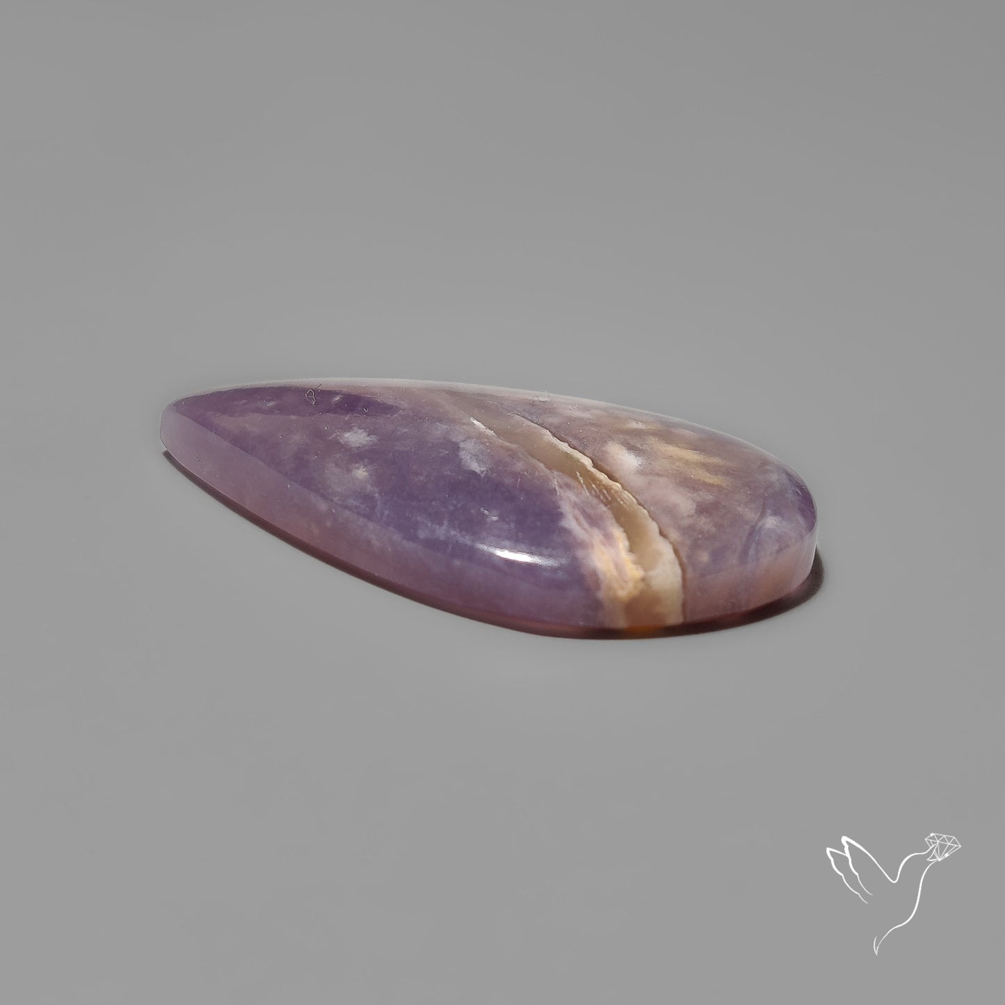 Purple Java Chalcedony Cabochon