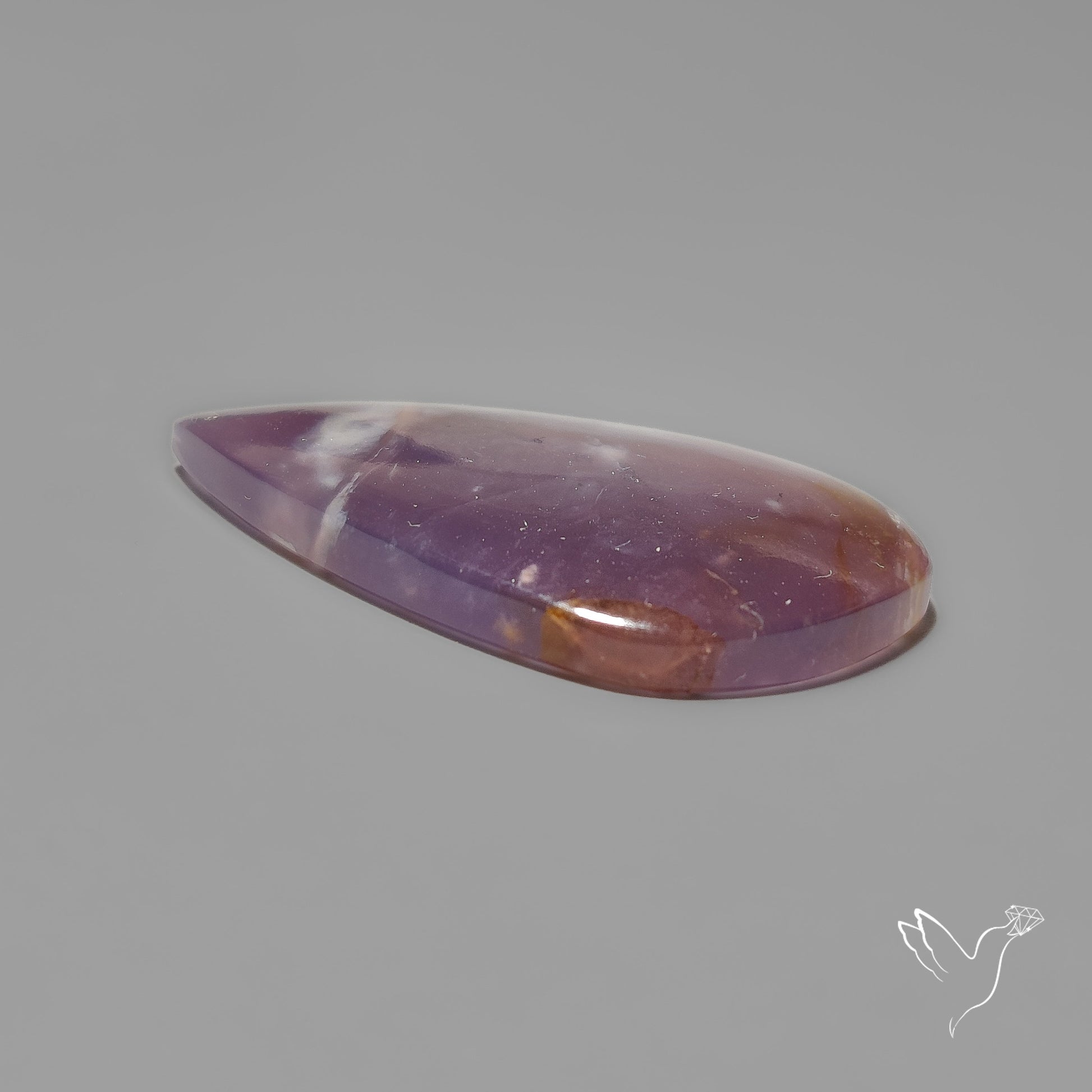 Purple Java Chalcedony Cabochon