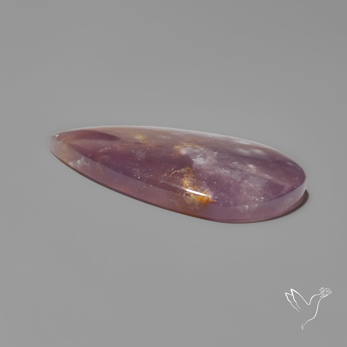 Purple Java Chalcedony Cabochon