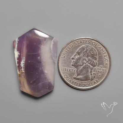 Purple Java Chalcedony Cabochon