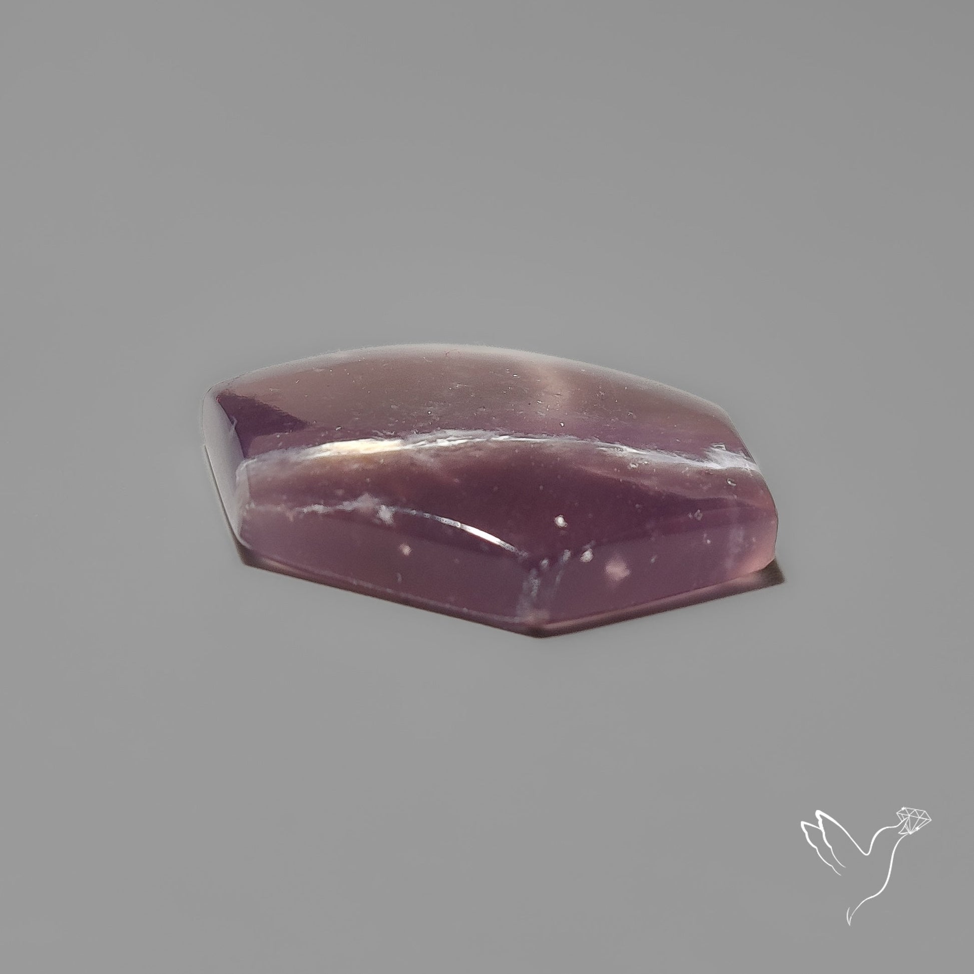 Purple Java Chalcedony Cabochon