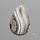Black Banded Agate Cabochon