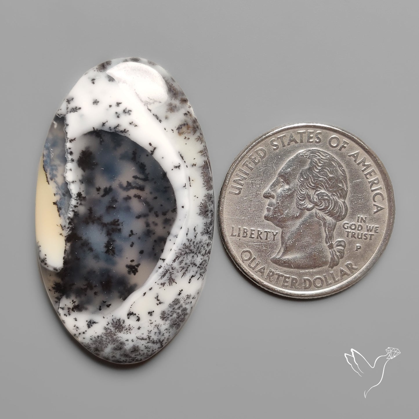 Dendritic Agate Cabochon