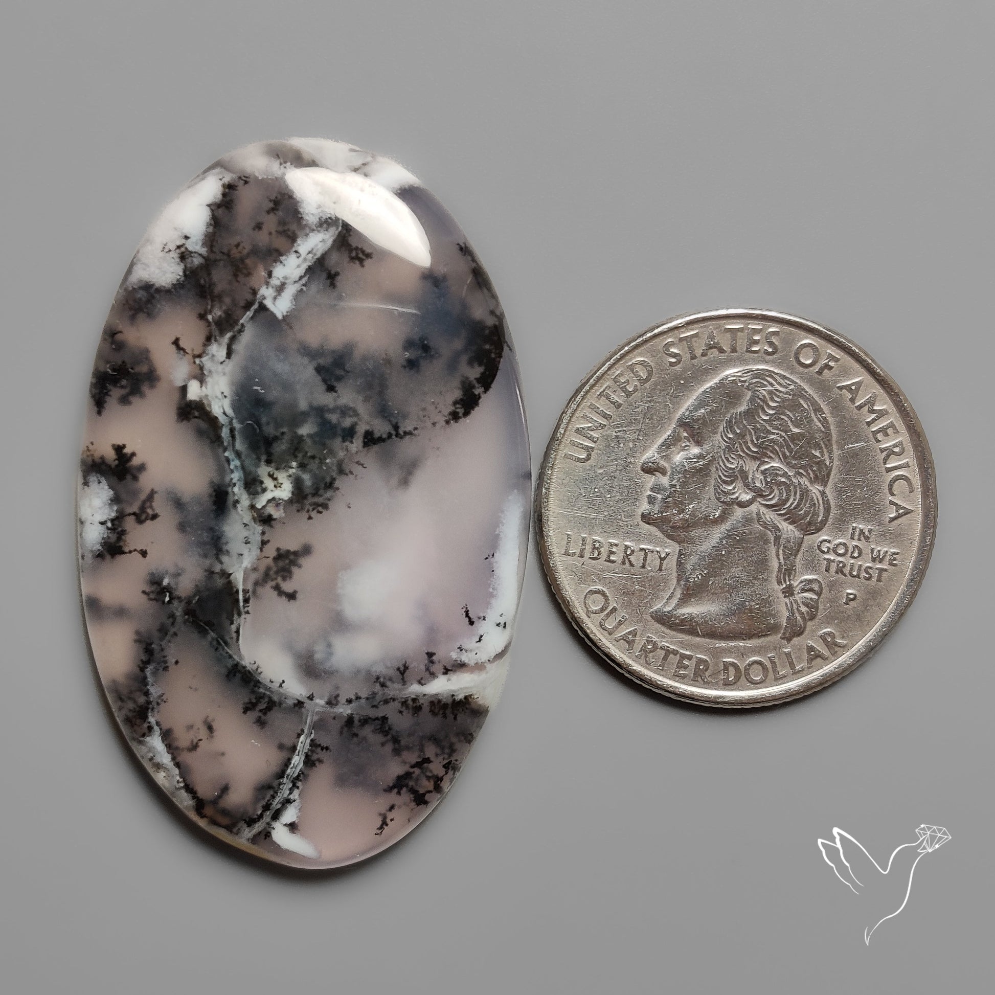 Dendritic Agate Cabochon