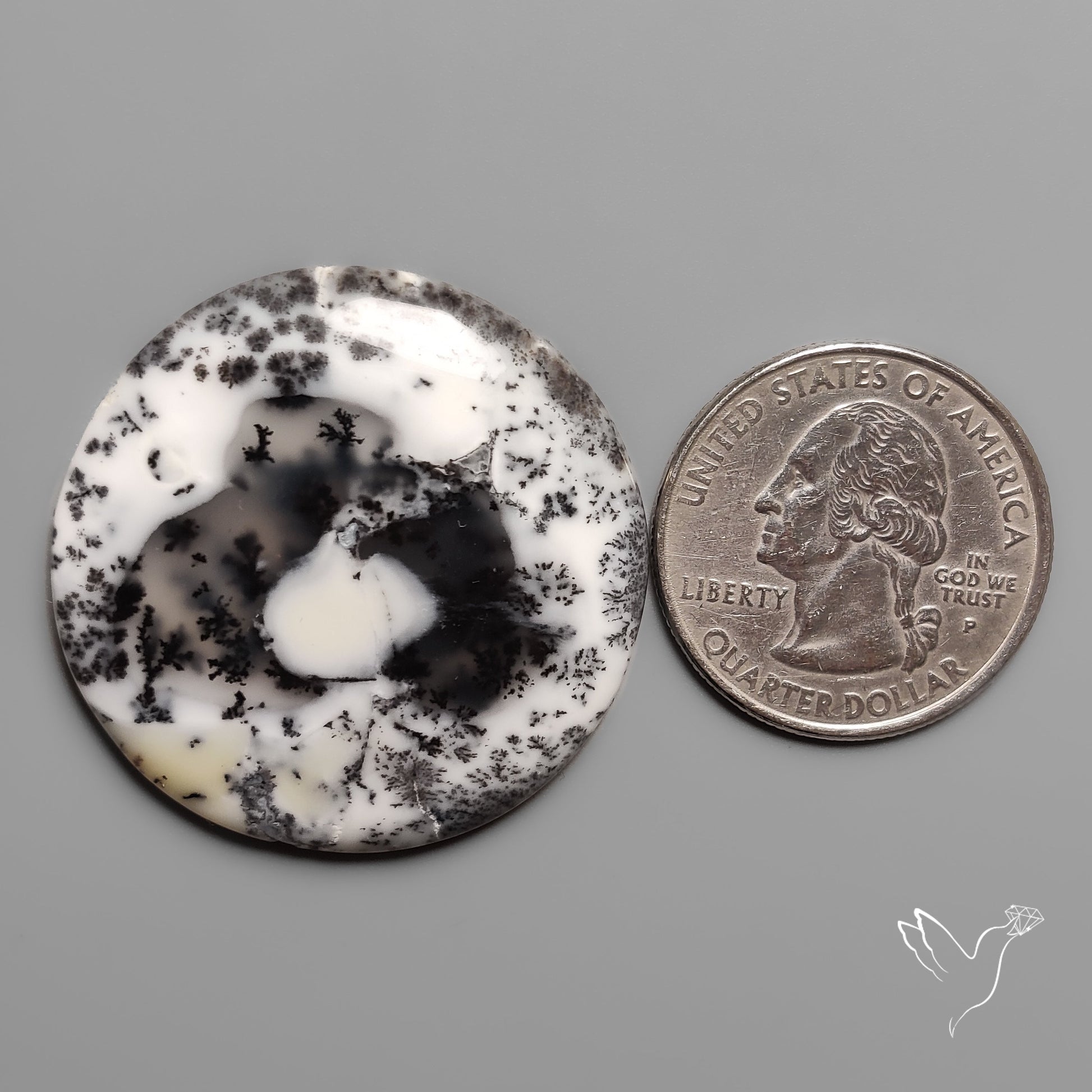 Dendritic Agate Cabochon