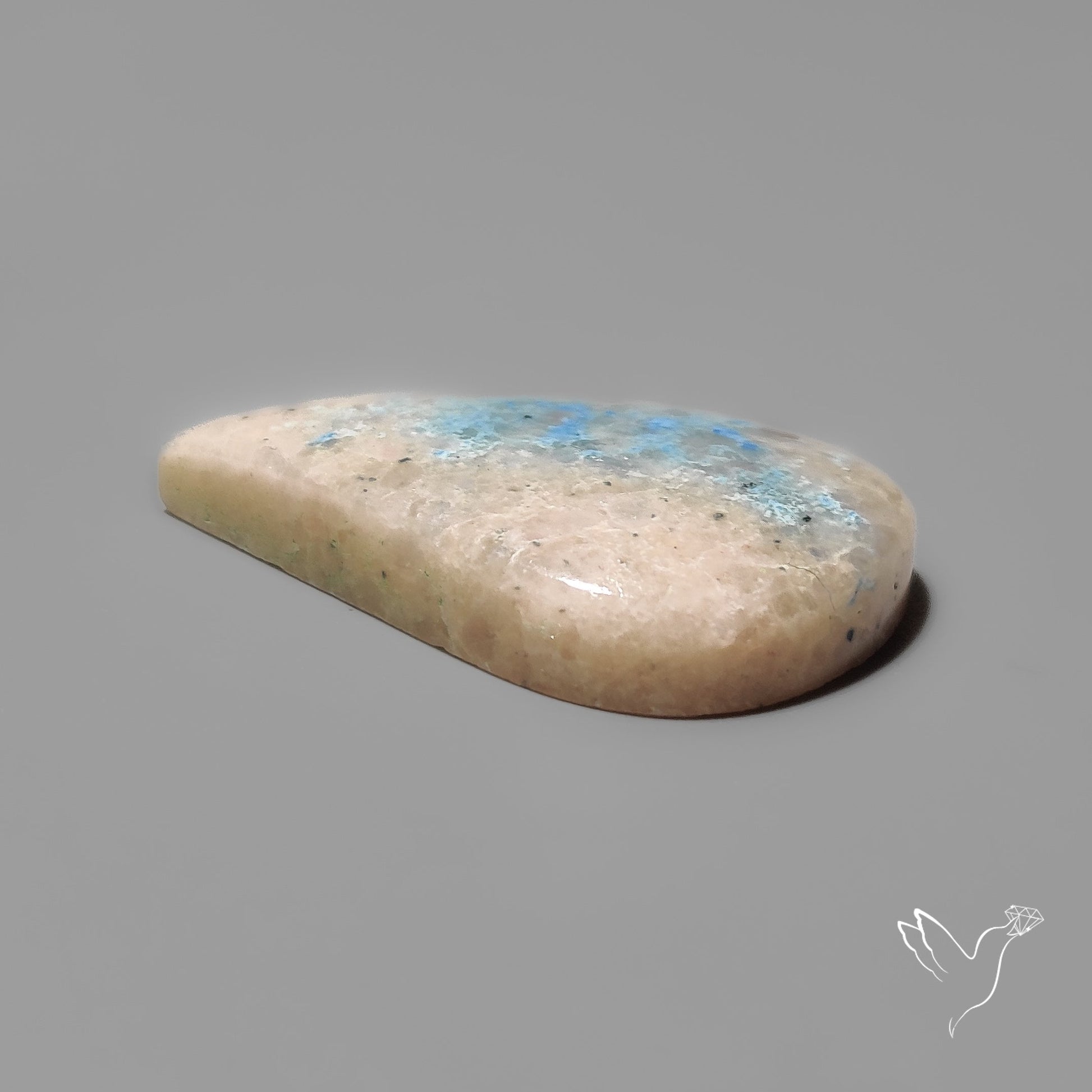 Trolleite Quartz Cabochon