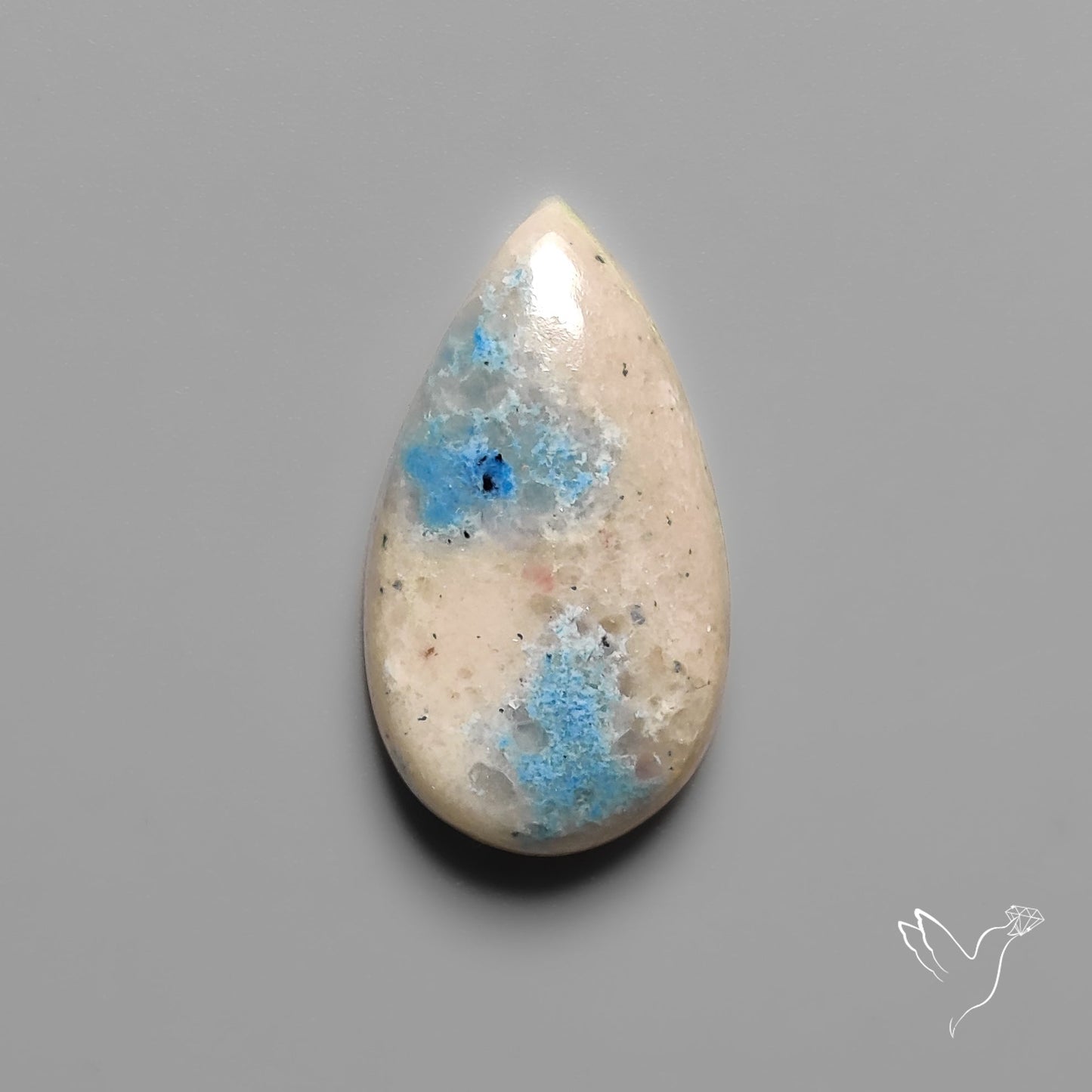 Trolleite Quartz Cabochon