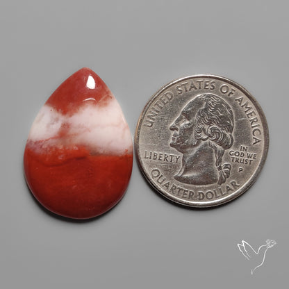 Natural Strawberry Quartz Cabochon