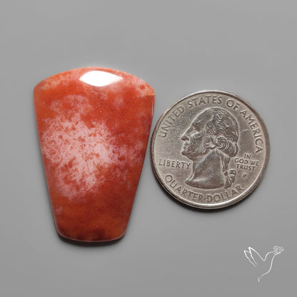 Natural Strawberry Quartz Cabochon