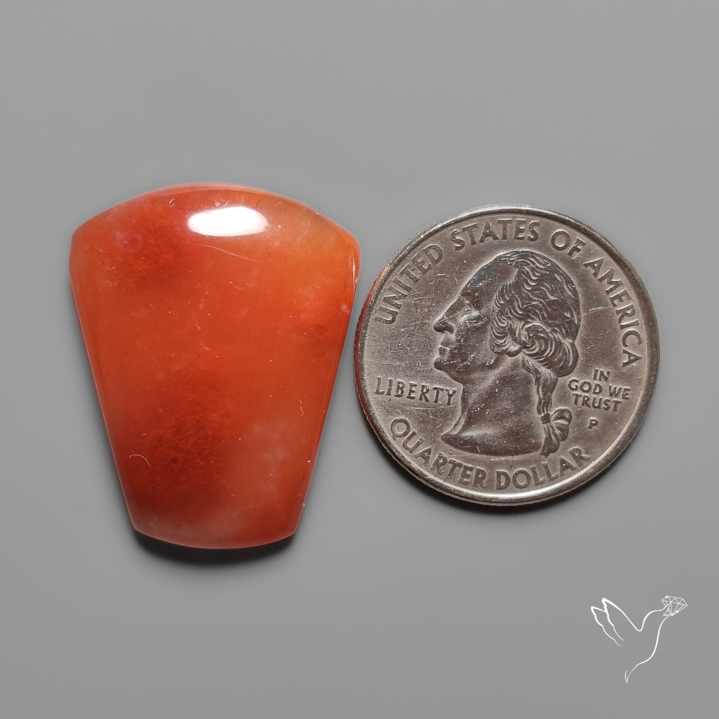 Natural Strawberry Quartz Cabochon