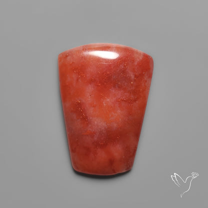 Natural Strawberry Quartz Cabochon