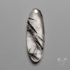 Black Tourmalinated Quartz Cabochon
