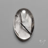 Black Tourmalinated Quartz Cabochon