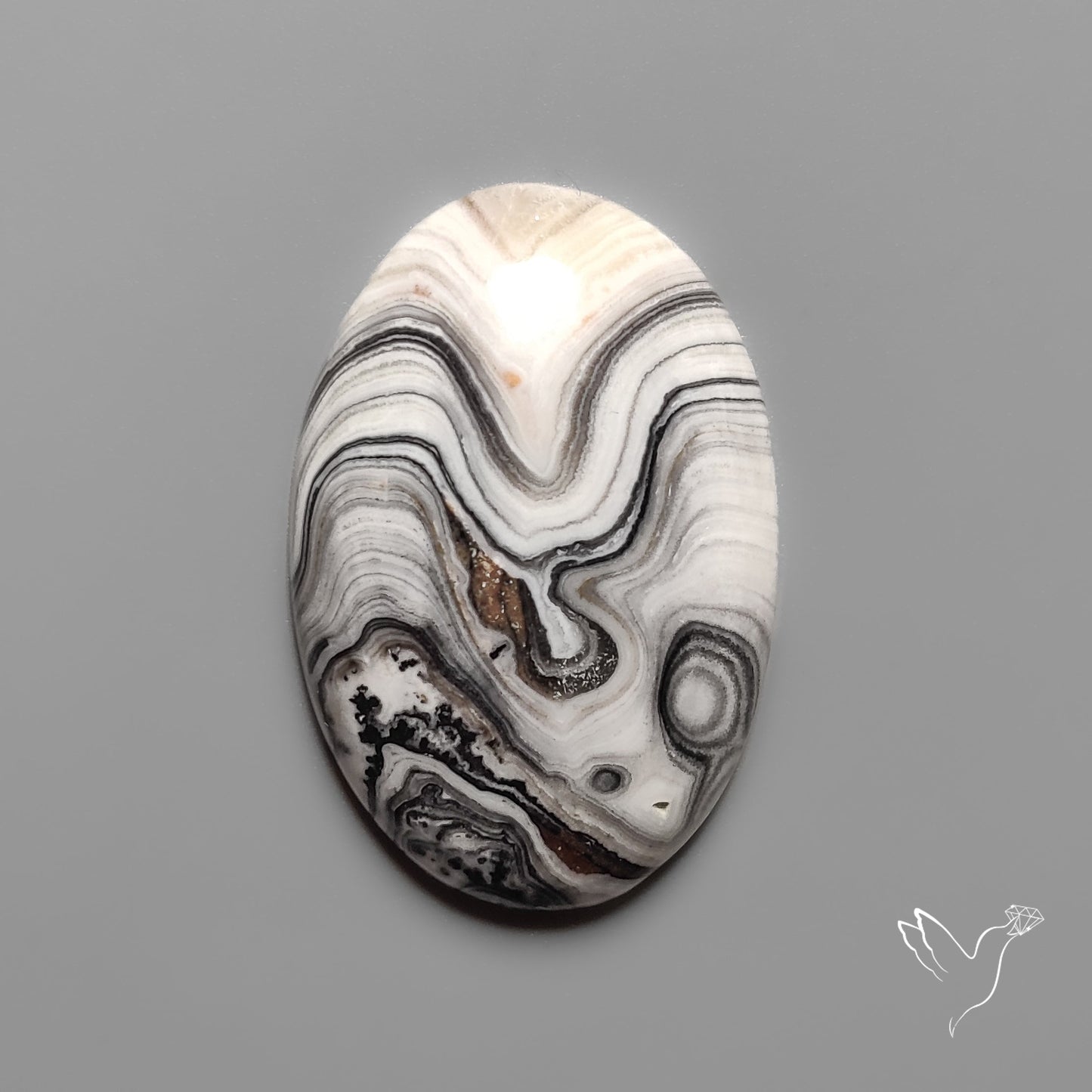 Phantom Calcite Cabochon