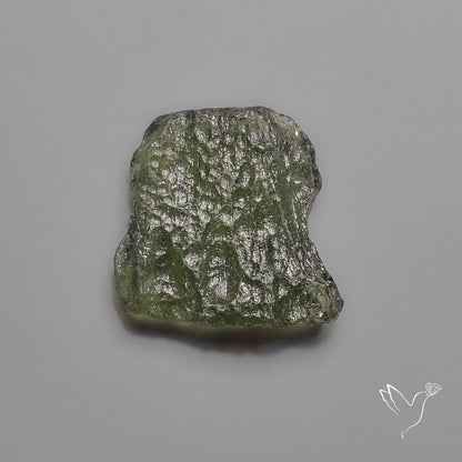 Rare Natural Moldavite Raw Green