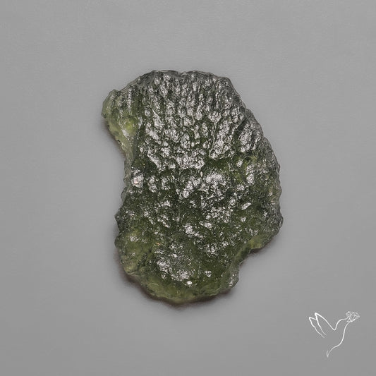 Rare Natural Moldavite Raw Green