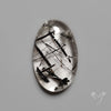 Black Tourmalinated Quartz Cabochon