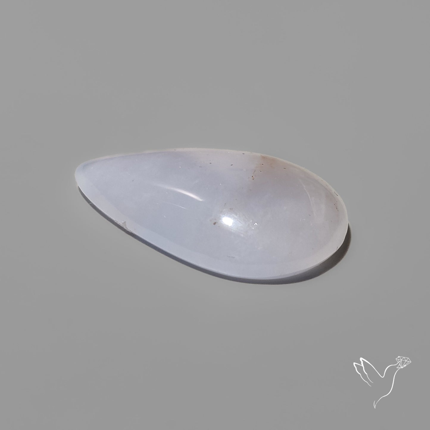 Namibian Blue Chalcedony Cabochon