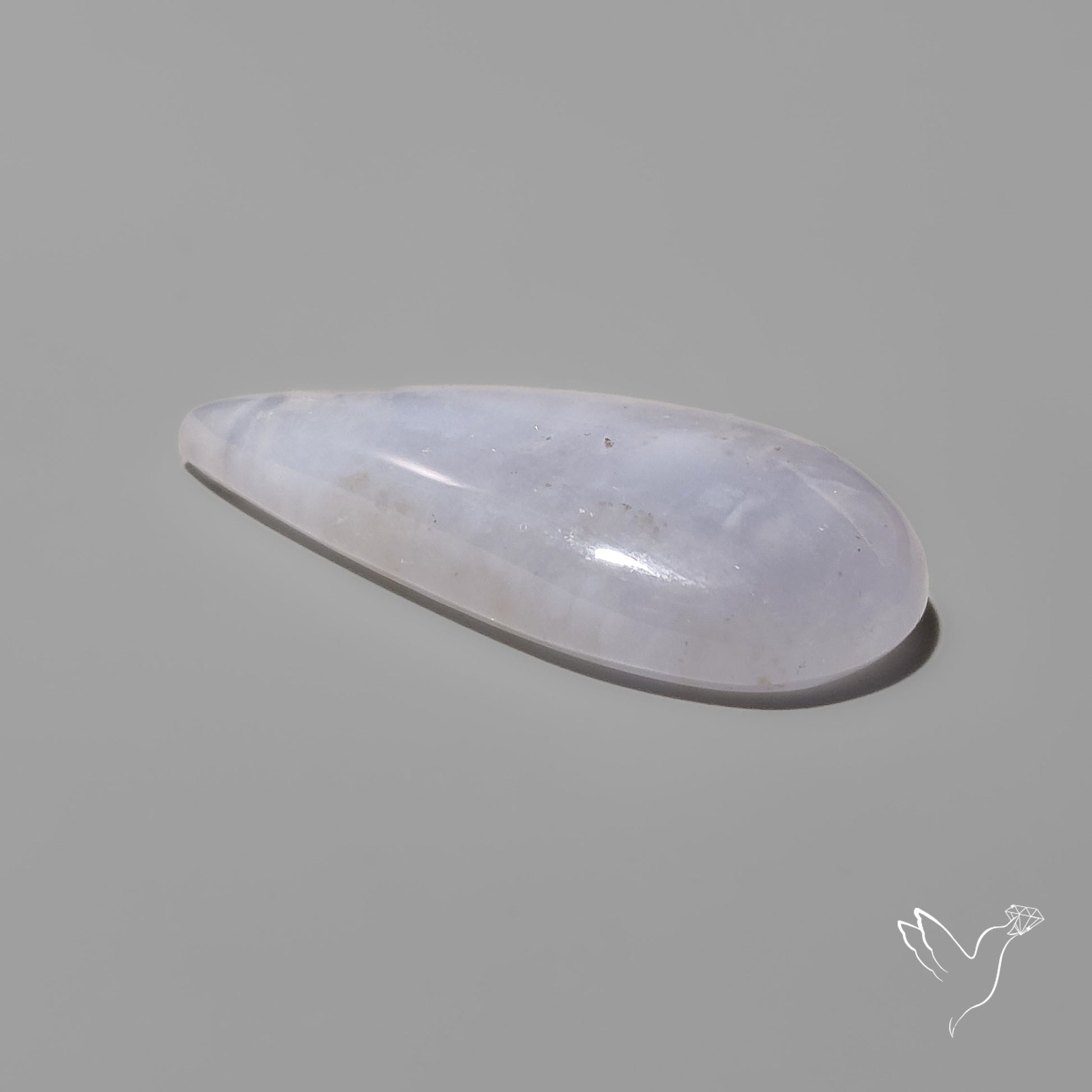 Namibian Blue Chalcedony Cabochon