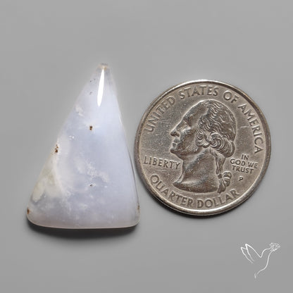 Namibian Blue Chalcedony Cabochon