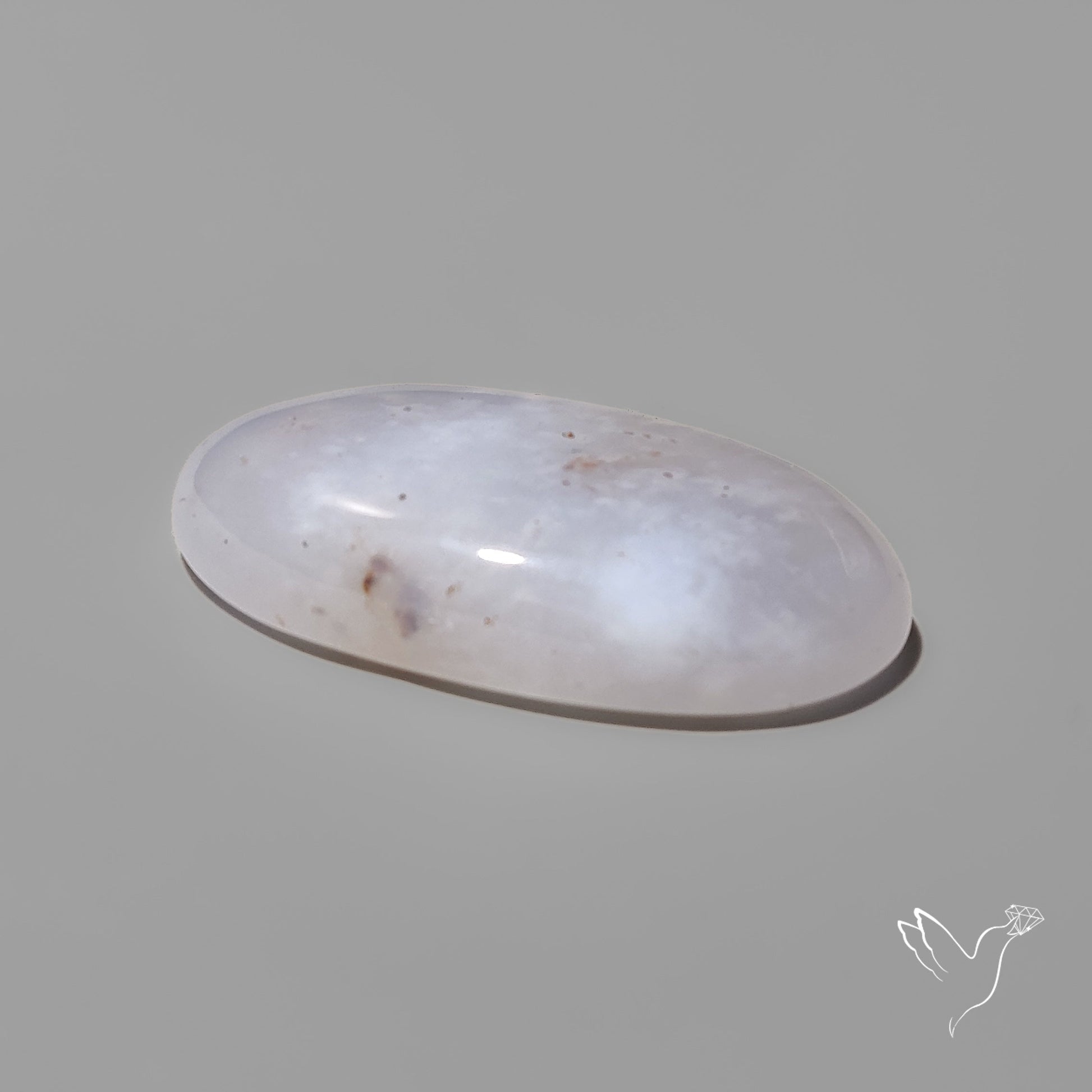 Namibian Blue Chalcedony Cabochon